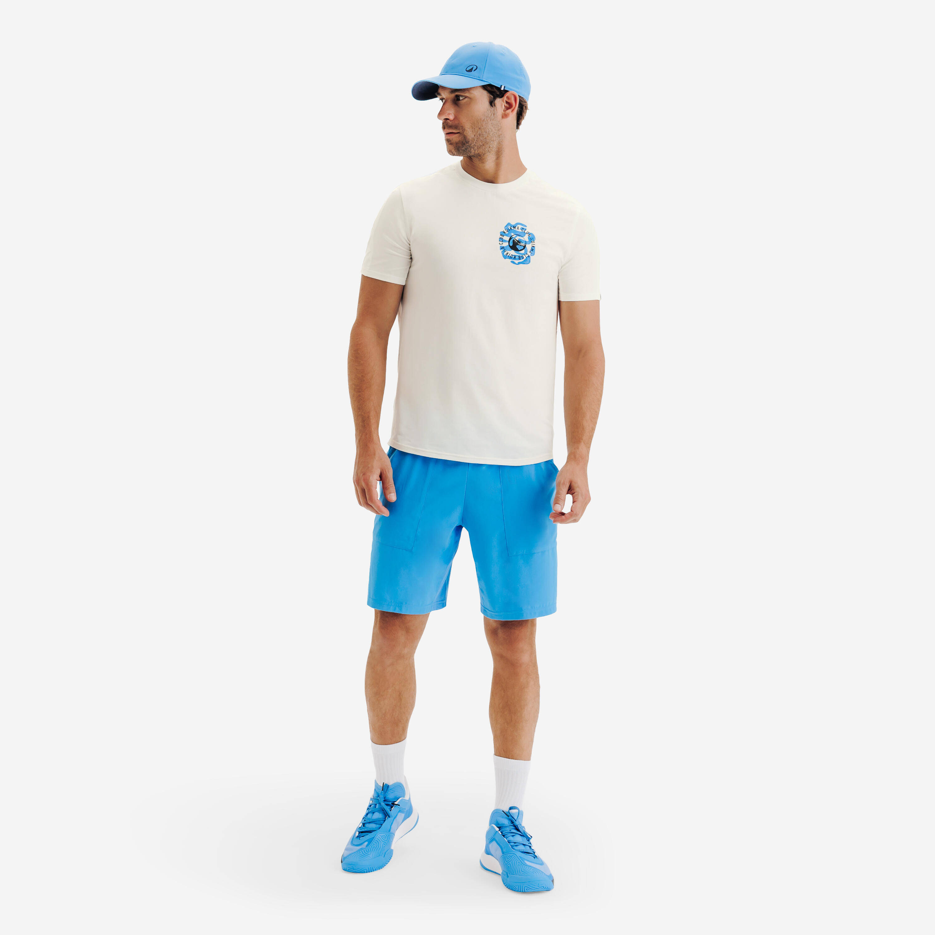 Men's Tennis T-Shirt Soft - White -  5