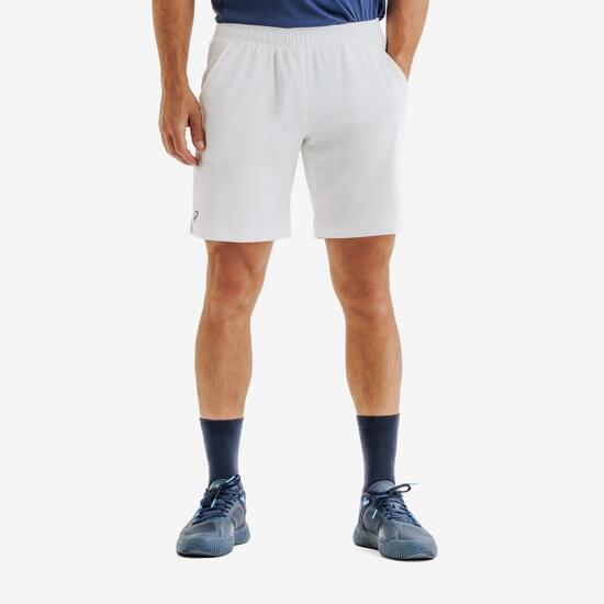 Short de tennis homme, Essential+ blanc