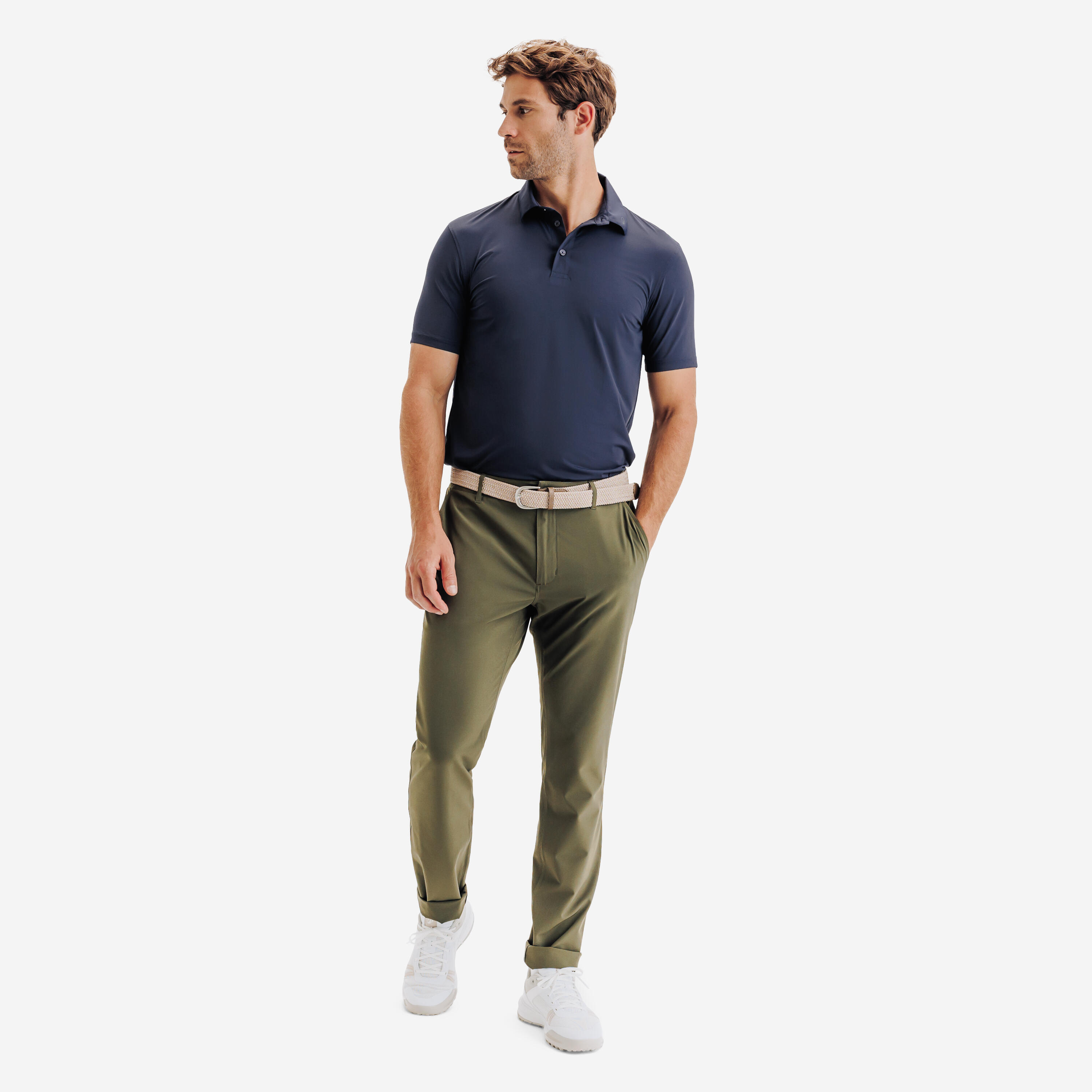 Men’s Synthetic and Breathable Short-Sleeved Golf Polo, WW 900
