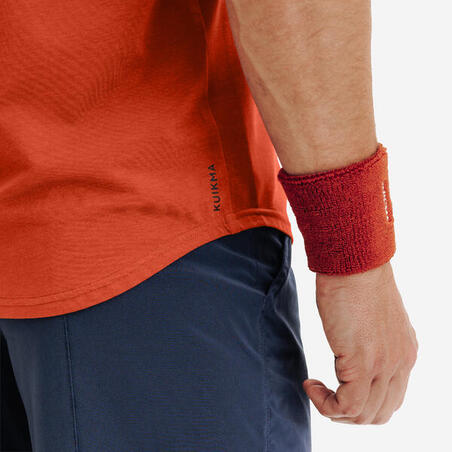 Футболка чоловіча Soft для гри в теніс коричнева