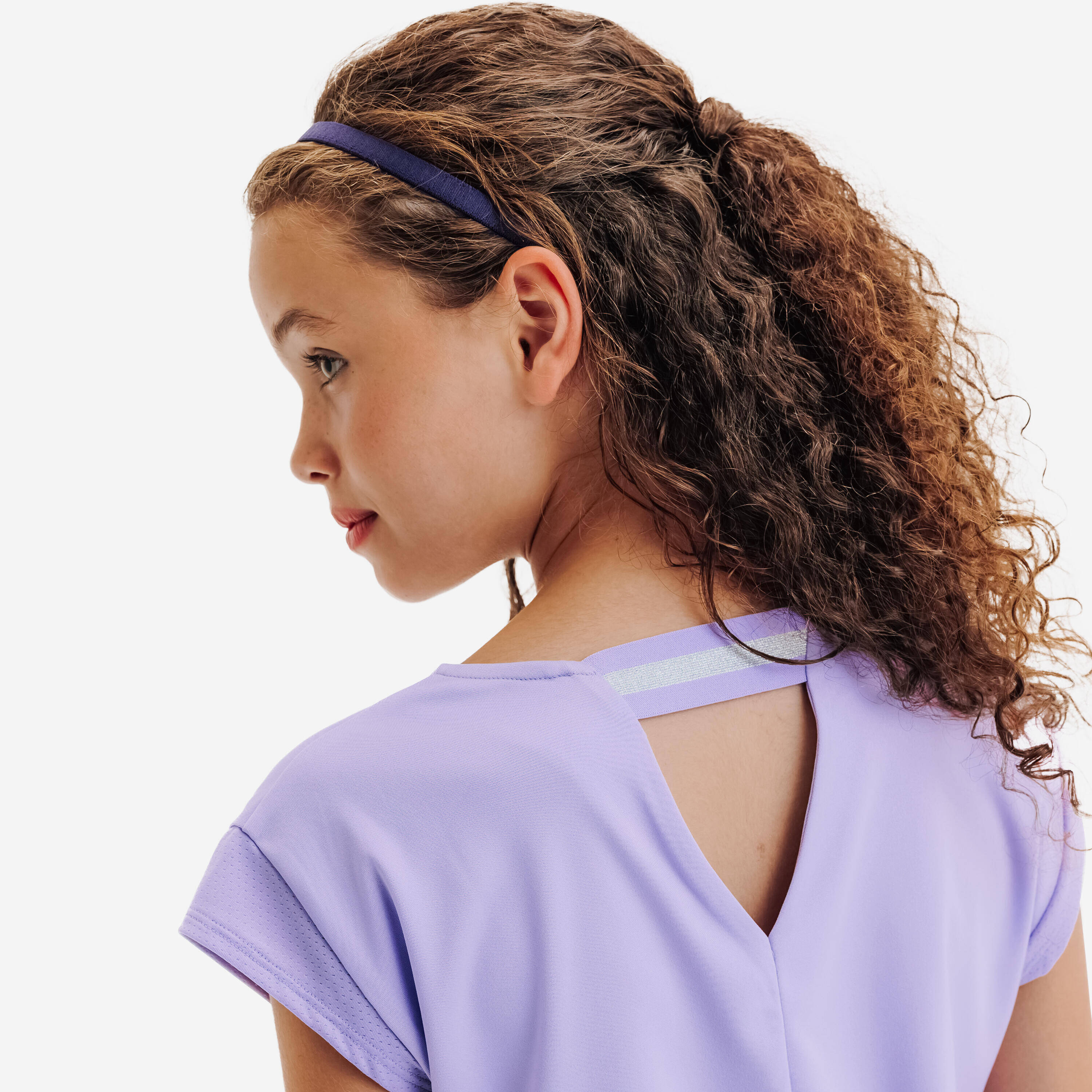 Girls' Tennis T-Shirt TTS Soft - Purple -  5