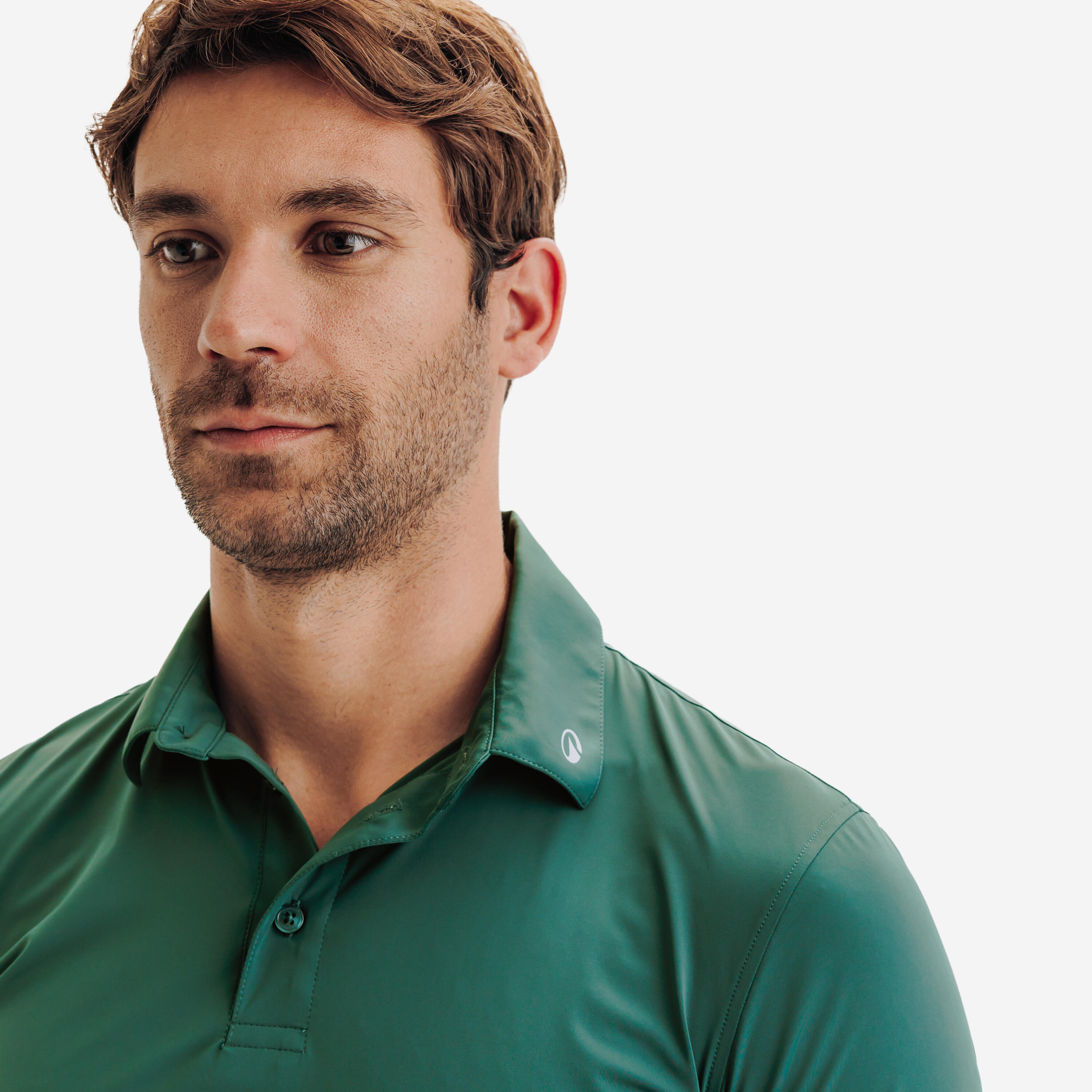 Men’s Synthetic and Breathable Short-Sleeved Golf Polo, WW 900 - INESIS