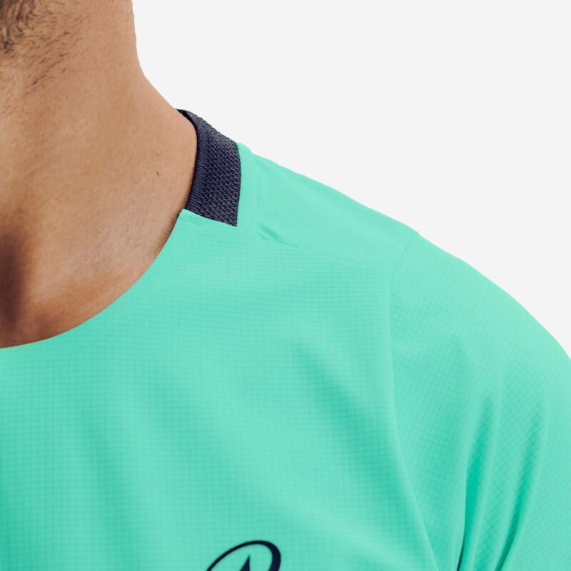 Tricou tenis respirant Dry+ verde bărbați