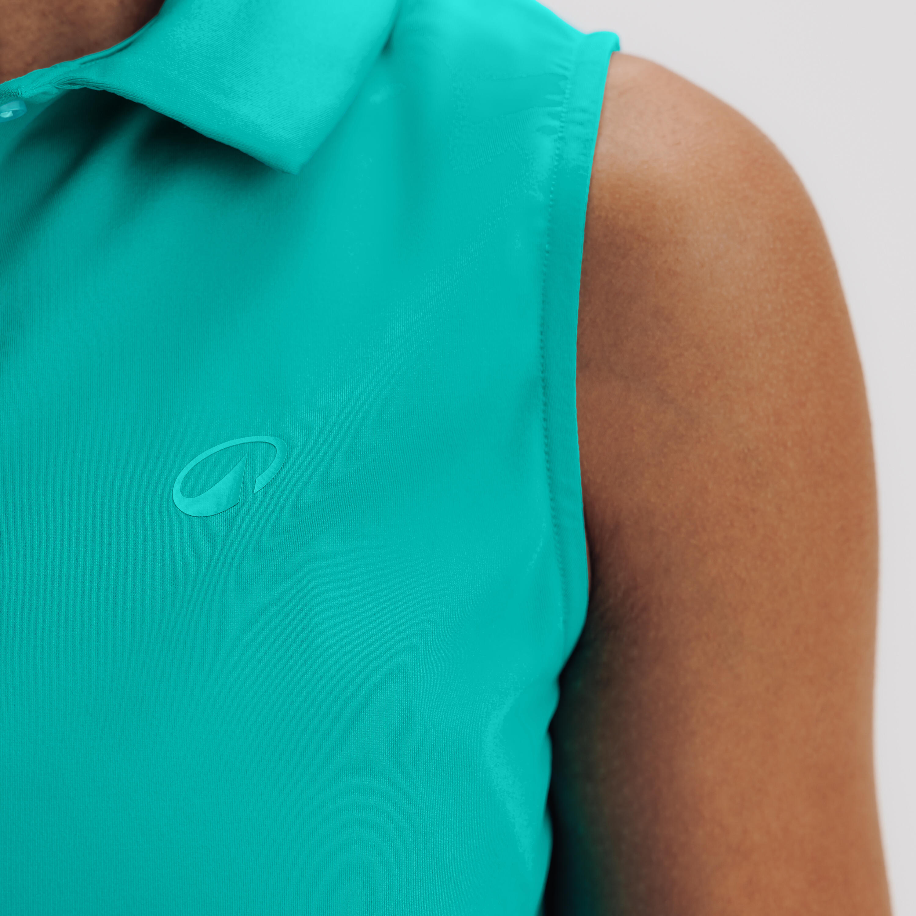 Polo de golf sans manches femme, WW 500 6/7