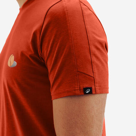 Футболка чоловіча Soft для гри в теніс коричнева