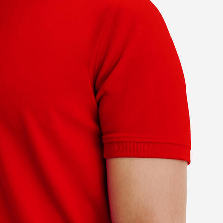 Поло чоловіче MW500 для гольфу червоне