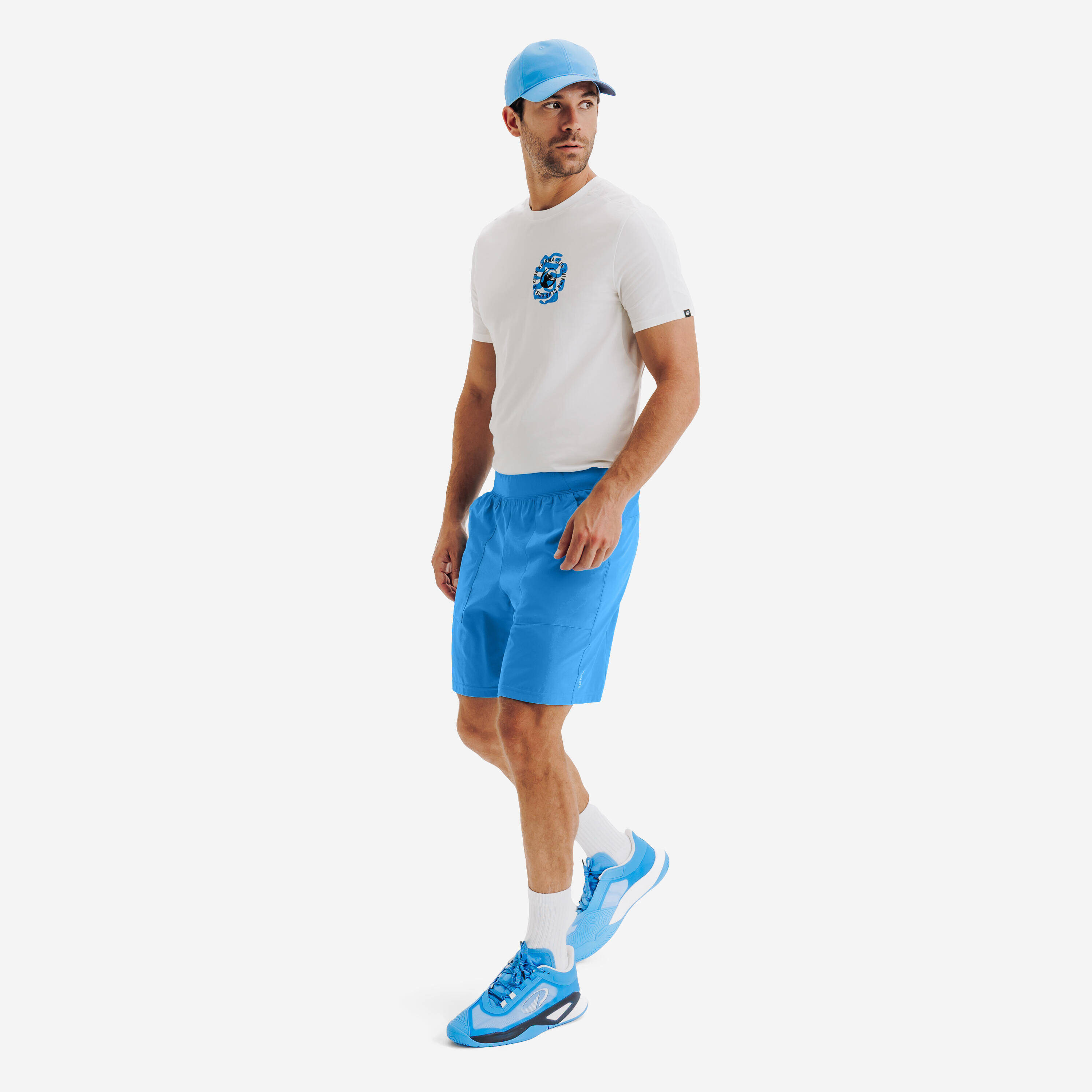 Men's Breathable Tennis Shorts Dry - Blue -  3