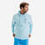 Sweat de tennis à capuche homme, TSW soft bleu