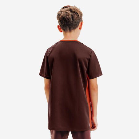 Футболка дитяча Dry для тенісу з круглим вирізом коричнева