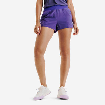 Tennisshort tsh light dames paars