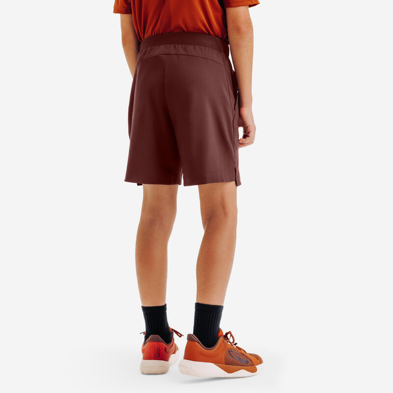 Șort de tenis TSH DRY Maro Copii