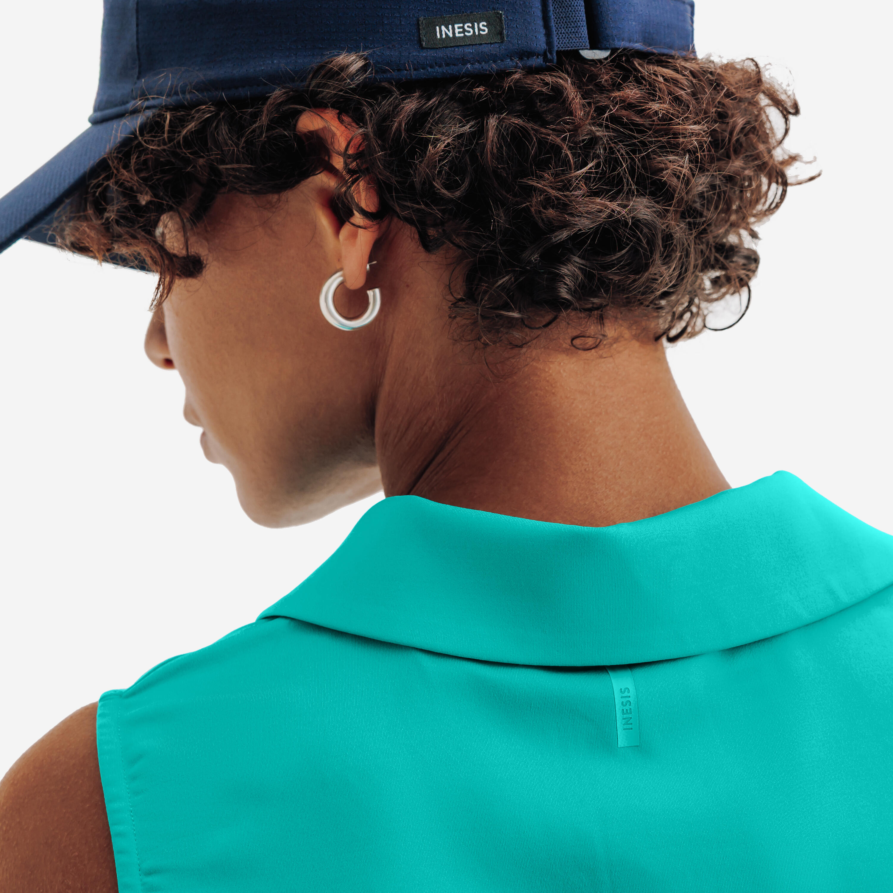 Women’s Sleeveless Golf Polo Shirt, WW 500 - INESIS