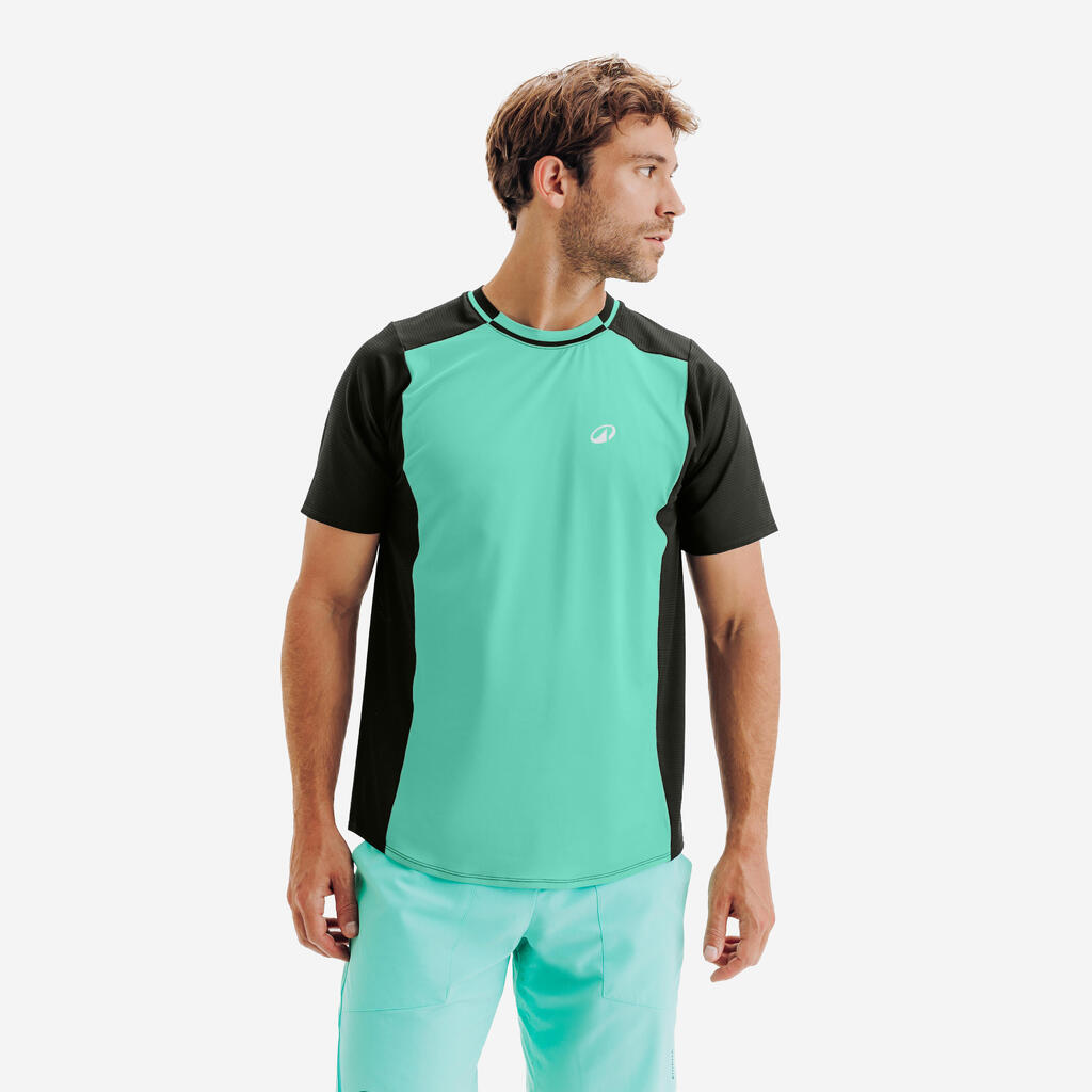Men's Breathable Tennis T-shirt Dry - Green/Blue