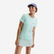 Tricou de tenis respirant guler rotund Dry verde damă