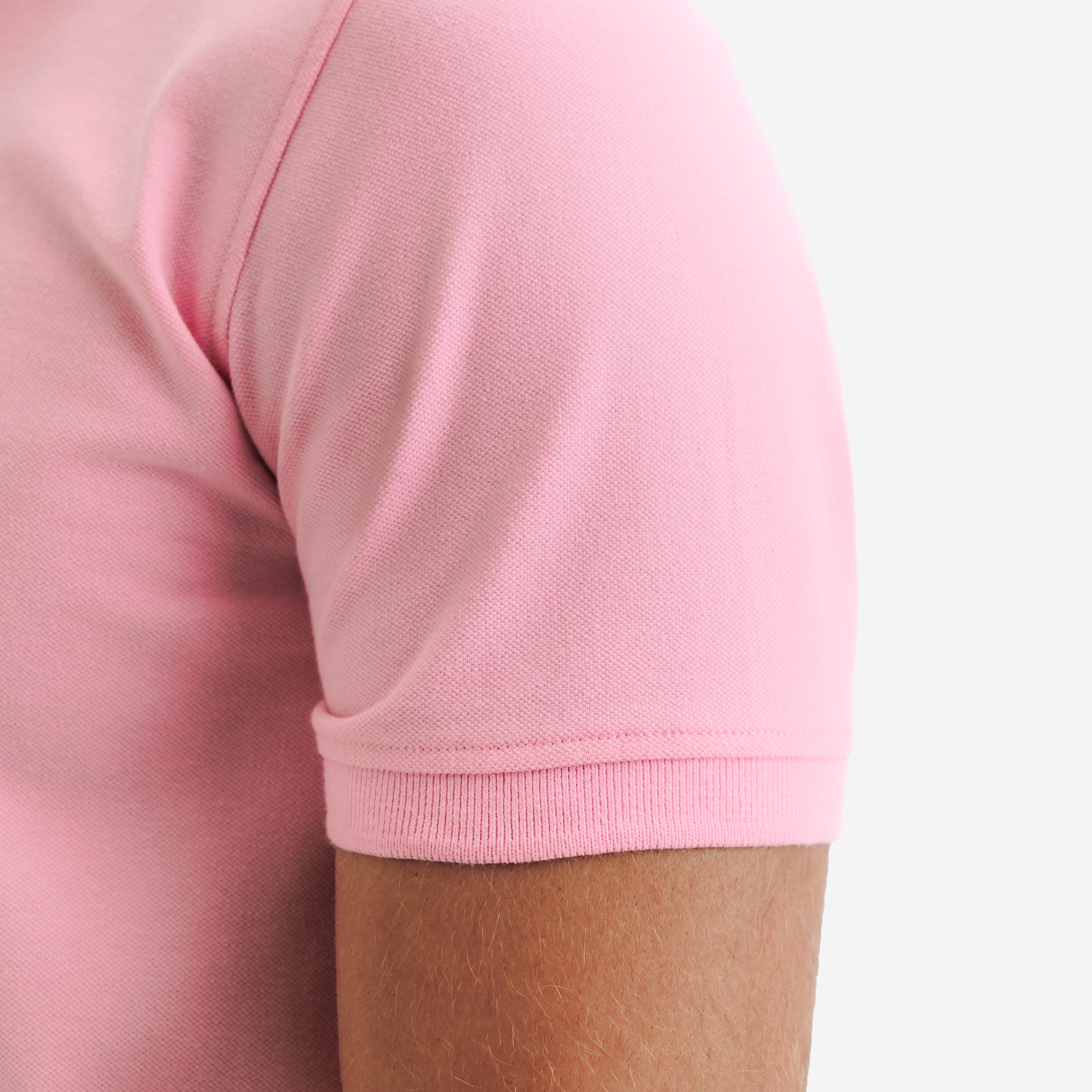 Polo de golf manga curta Homem - MW500 rosa 5/6