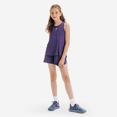 Майка Dry для тенісу для дівчат темно-фіолетова
