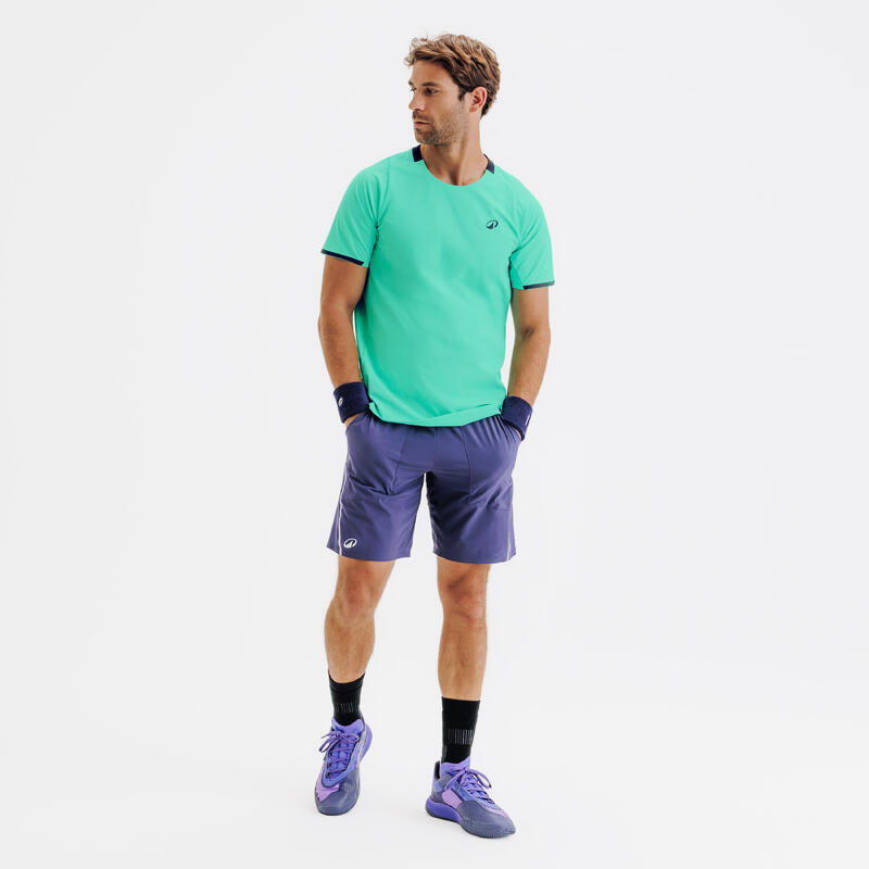 Tricou tenis respirant Dry+ verde bărbați