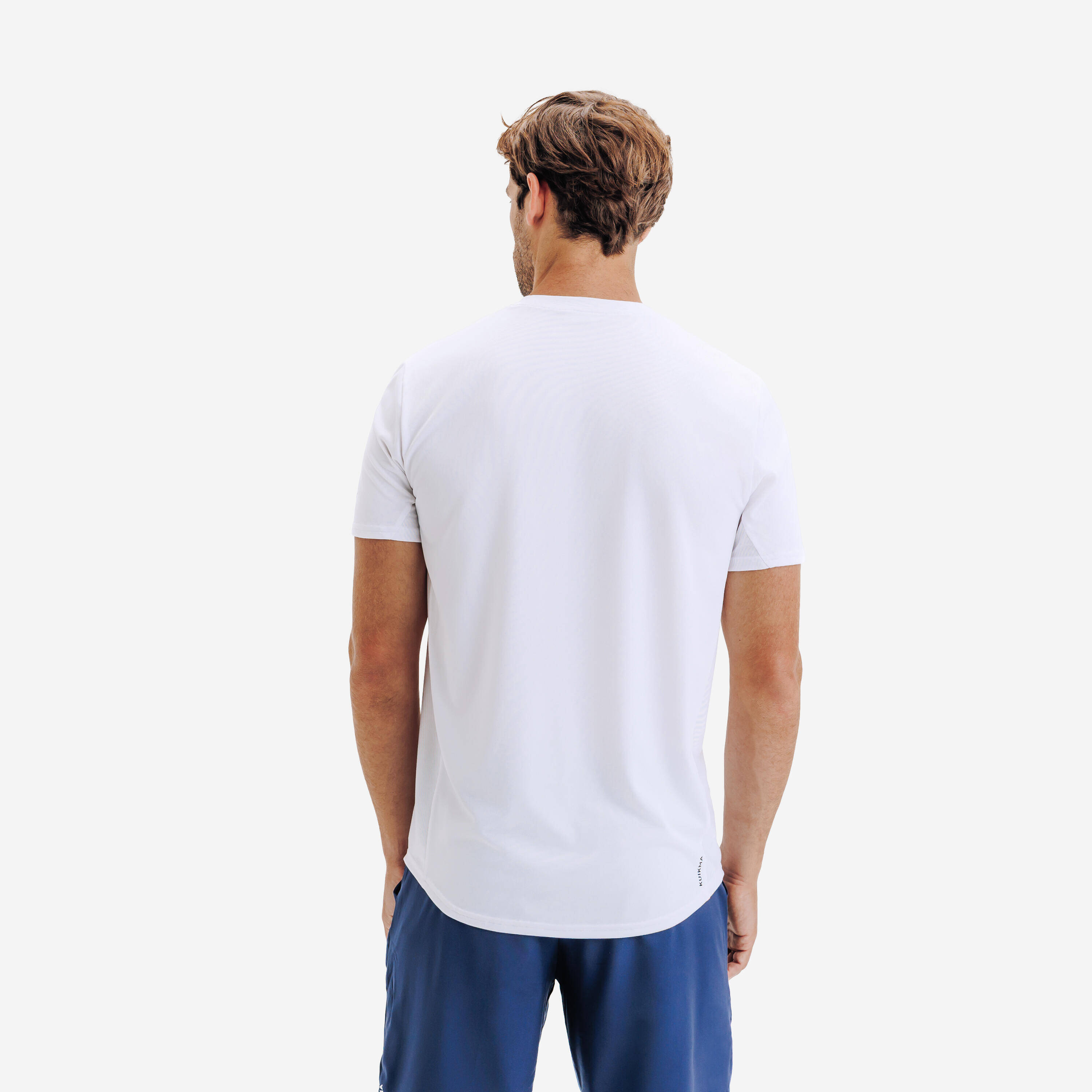 Men's Short-Sleeved Tennis T-Shirt TTS Essential - White -  4