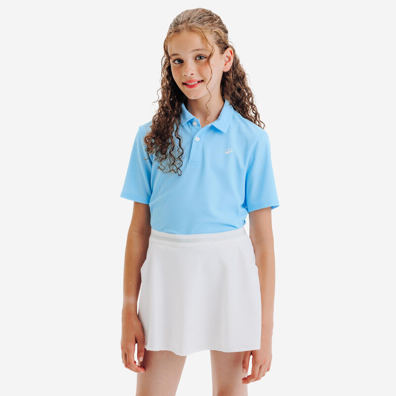 Tricou Polo Respirant Golf WW500 Albastru Copii