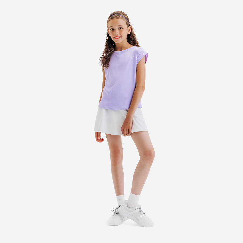 Çocuk Tenis Tişörtü - Mor - TTS Soft