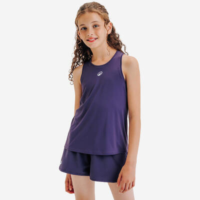 Canotta tennis bambina DRY viola