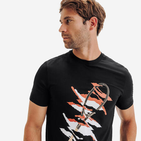 Футболка чоловіча Soft для тенісу чорна