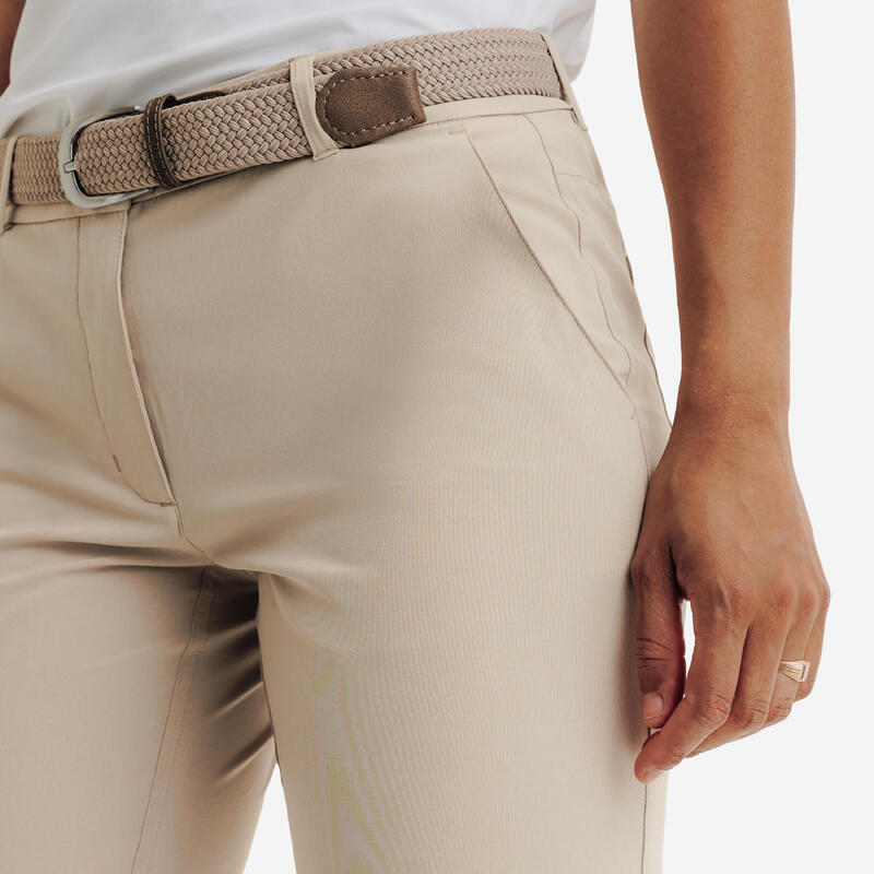Pantalon de golf respirant WW500 Bej Damă