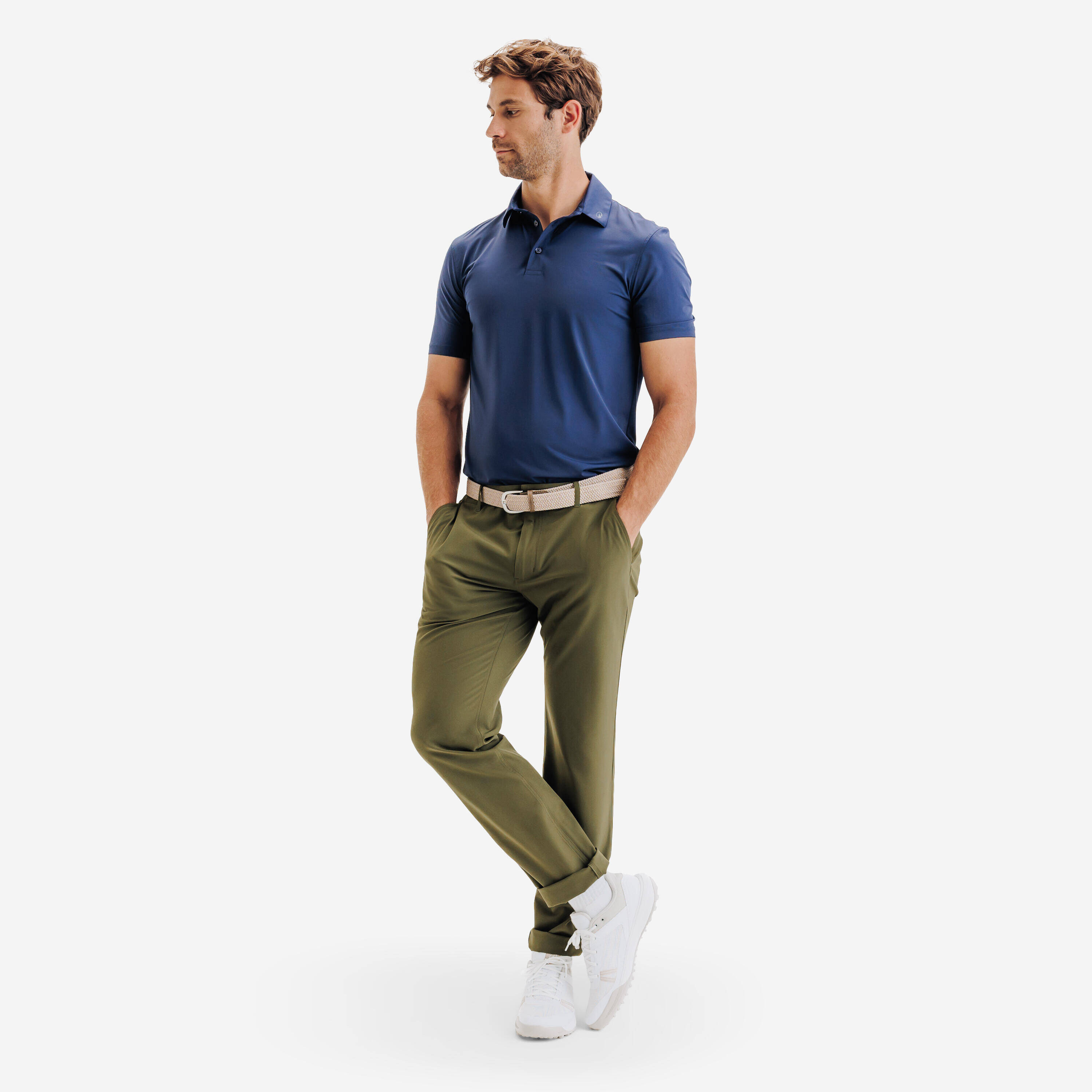 Men’s golf trousers WW500 green -  2