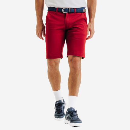 Herren Golf Bermuda Shorts Baumwolle - MW500 schwarz