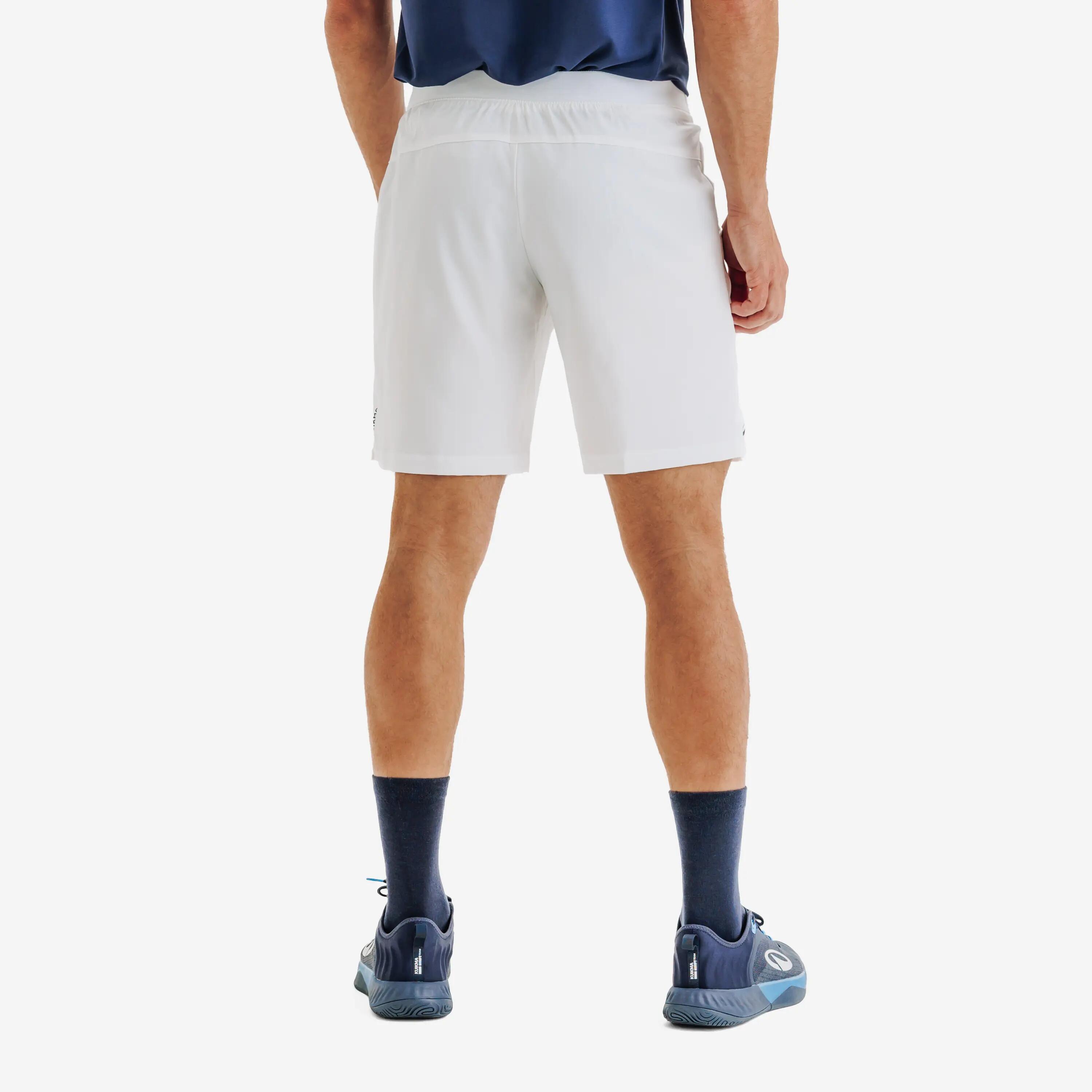 Men's Tennis Shorts Essential+ - White 4/12