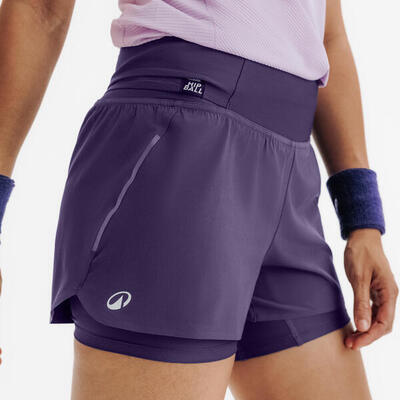 Tennisshort dry hip ball dames paars