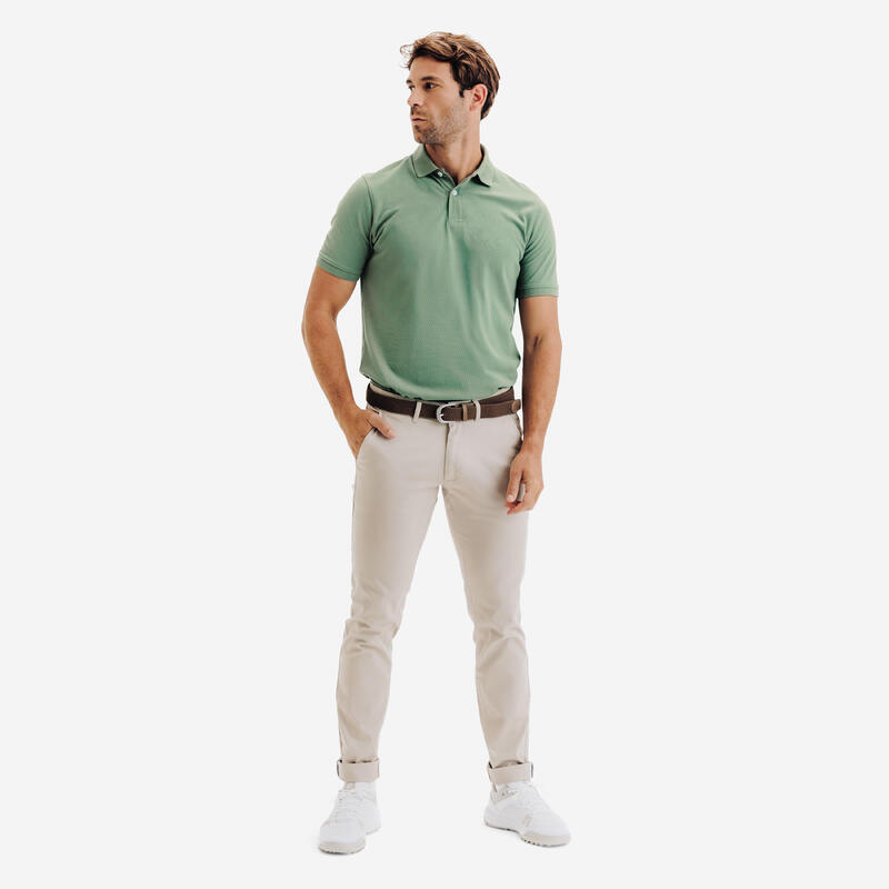 Erkek Kısa Kollu Polo Golf Tişörtü - Yeşil - MW500