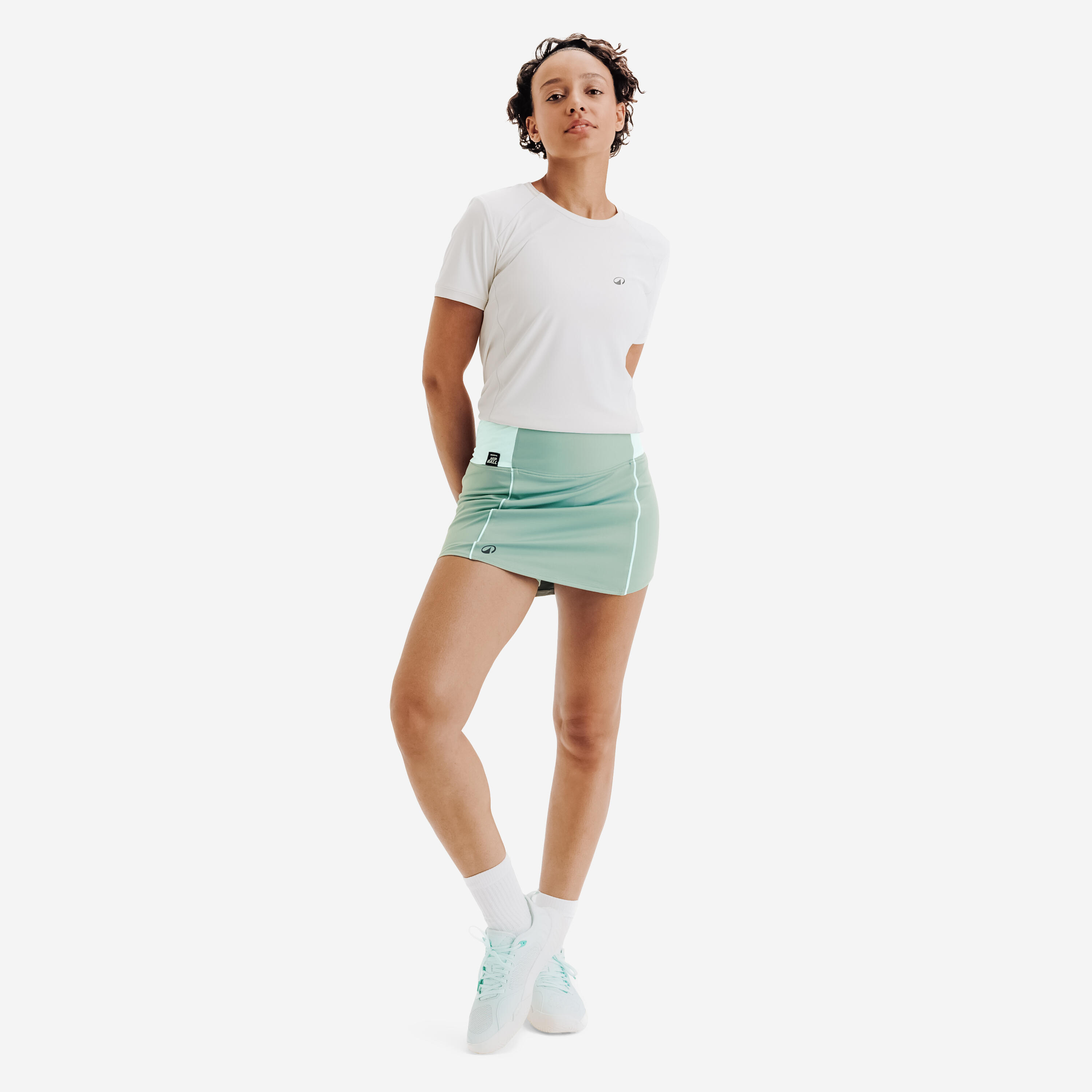 Jupe tennis dry soft femme - Dry 500 noir - Décathlon