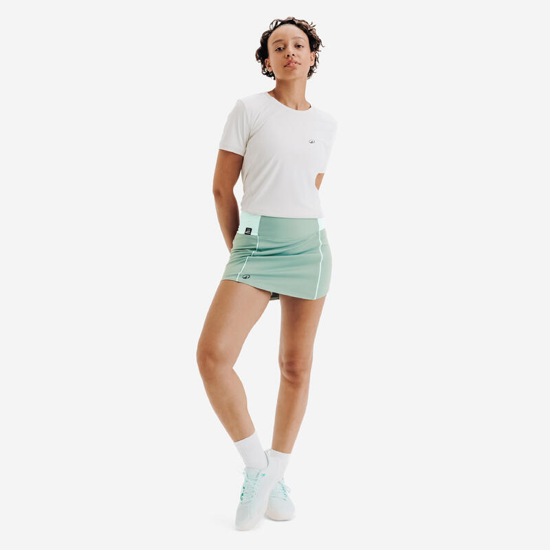 Kadın Tenis Eteği - Yeşil - TSkirt Dry Hip Ball