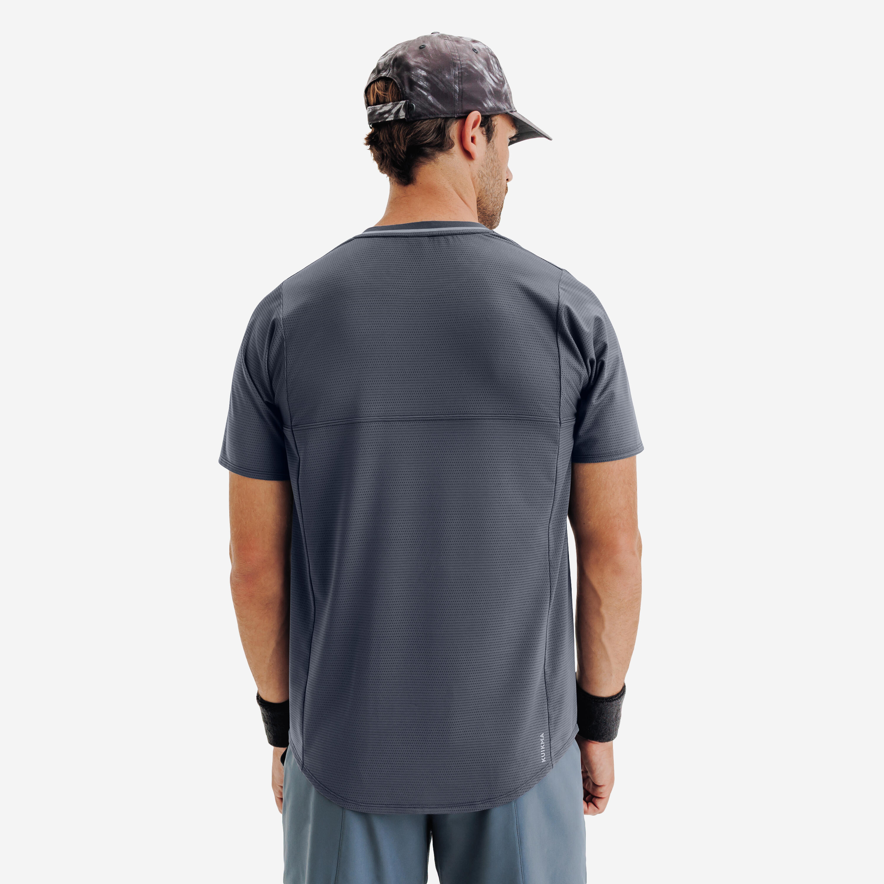 T-shirt de tennis respirant homme, Dry - KUIKMA