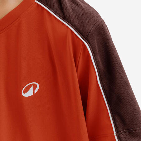 Футболка дитяча Dry для тенісу з круглим вирізом коричнева