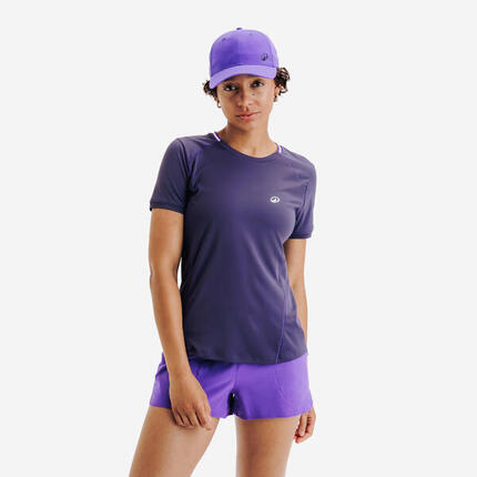 Damen Tennis T-Shirt Rundhals - Dry beige