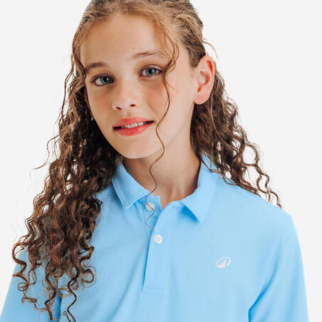 Поло дитяче WW500 для гольфу синє