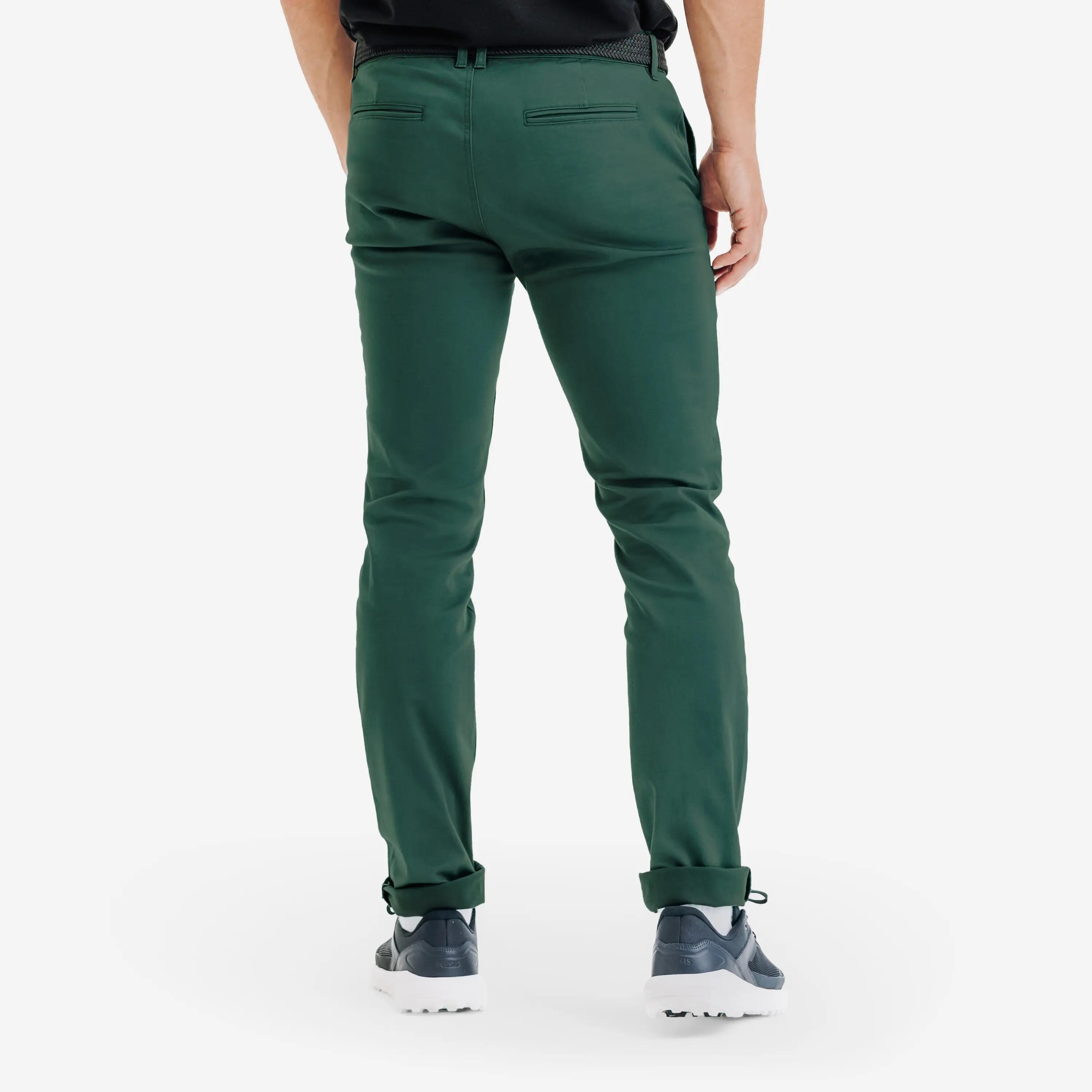 Calças de golf chino algodão - MW500 VERDE 4/5