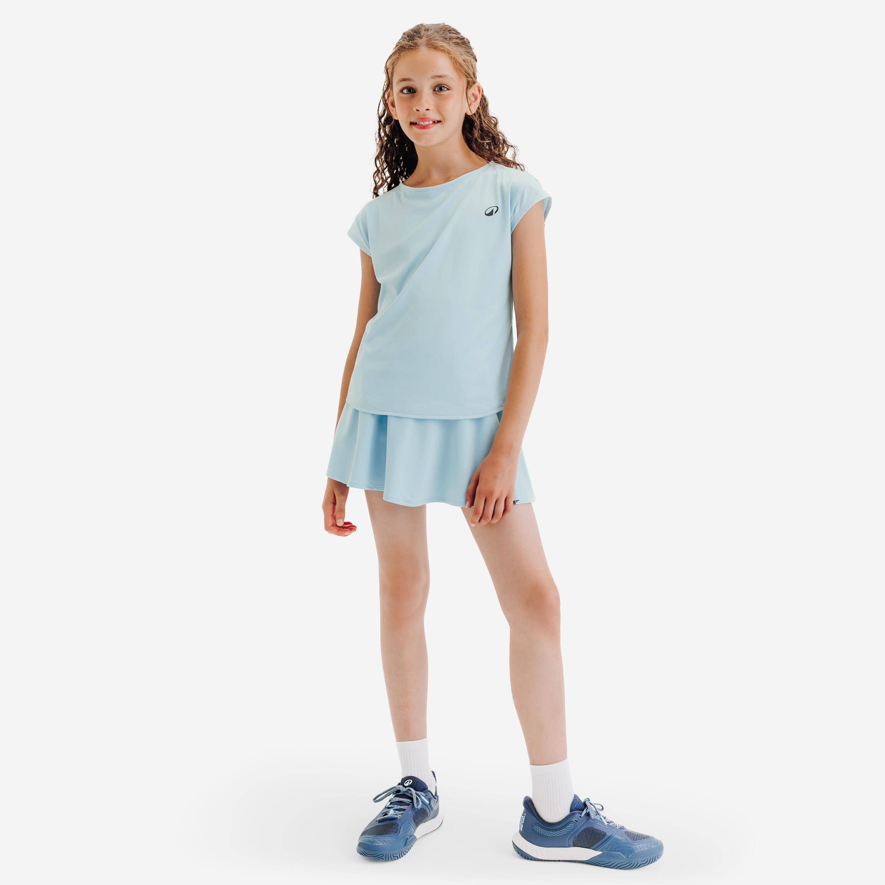 Girls' Tennis T-Shirt TTS Soft - Blue -  2