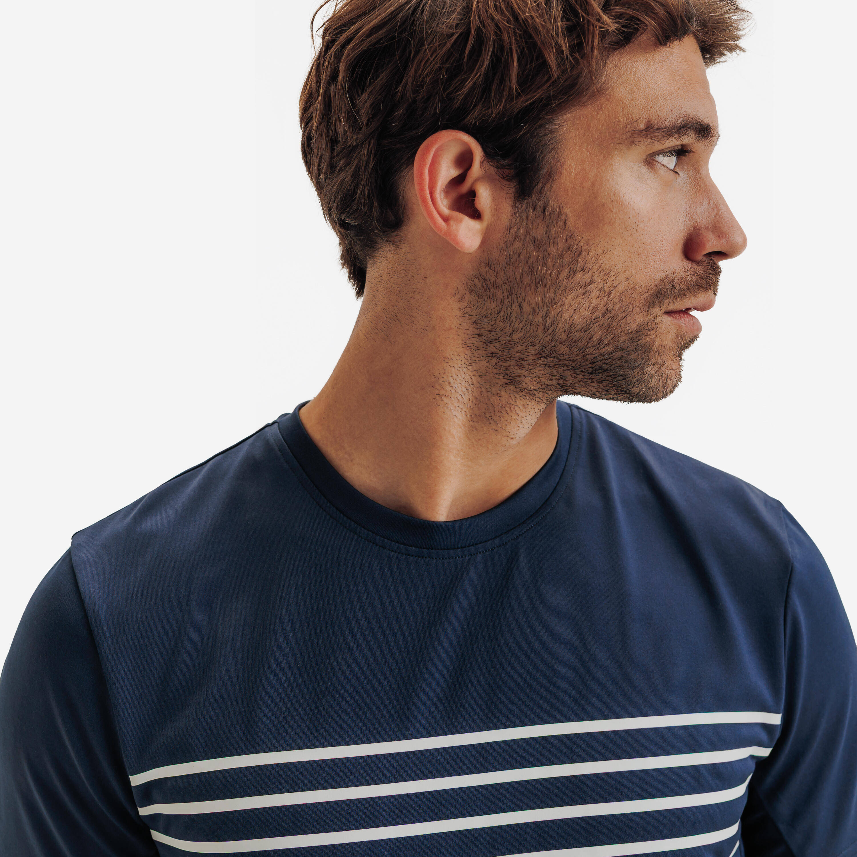 Men's Short-Sleeved Tennis T-Shirt TTS Essential - Blue -  4