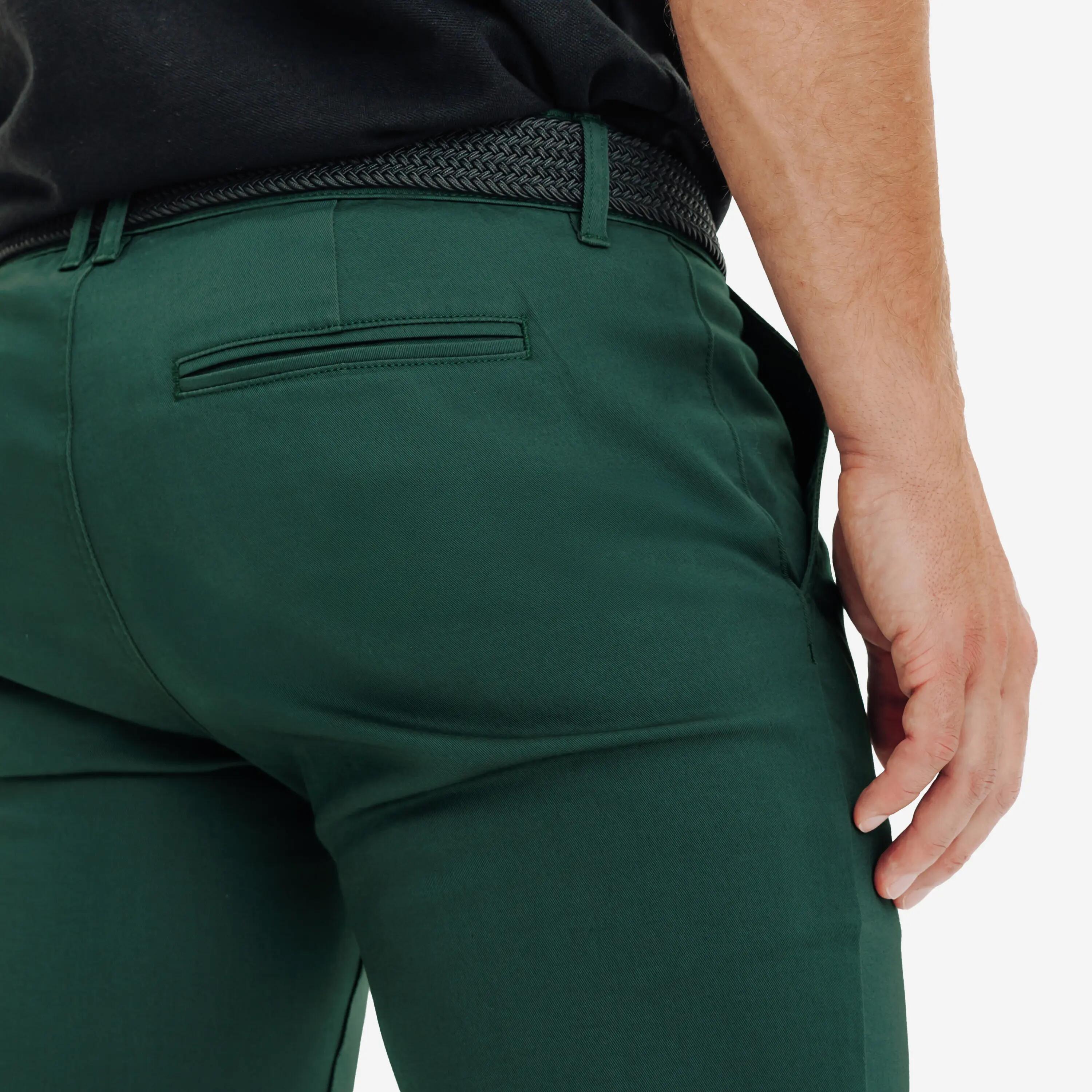 Calças de golf chino algodão - MW500 VERDE 5/5