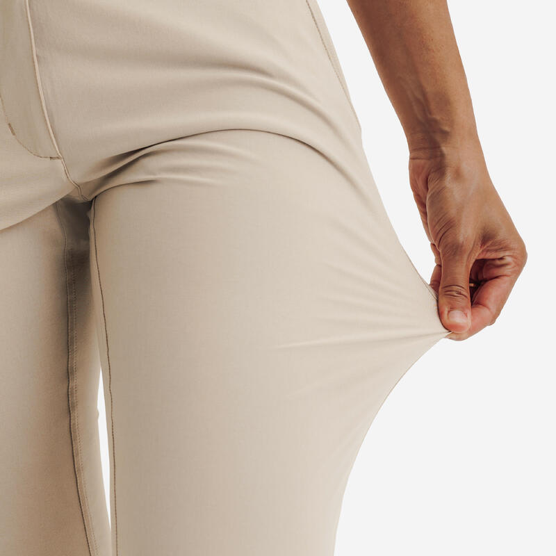 Pantalon de golf respirant WW500 Bej Damă