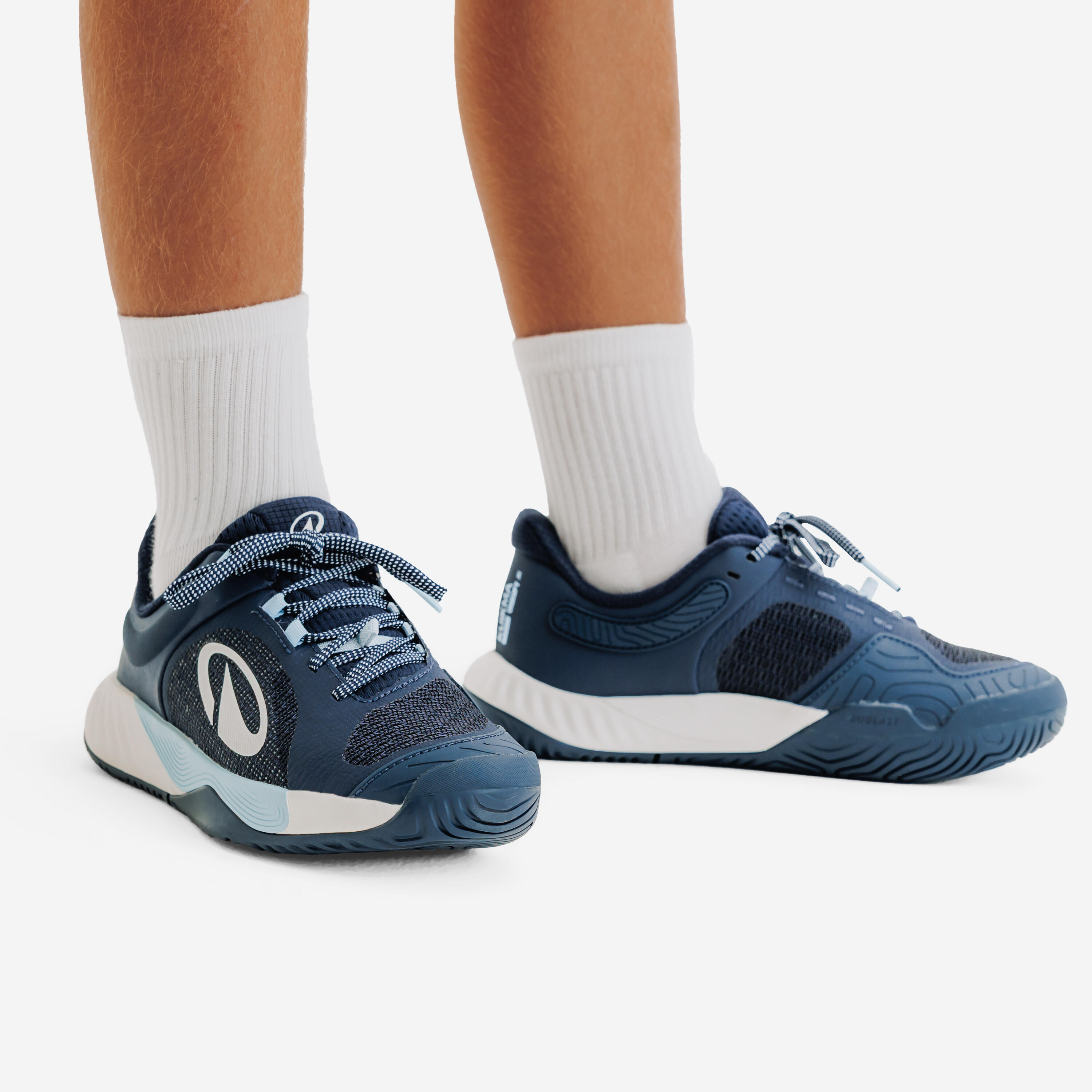 Kuikma Beyaz Kuikma Tüm Zeminler Çocuk Tenis Ayakkabısı Mavi Unrupt JR