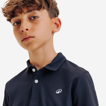 Поло дитяче WW500 для гольфу темно-синє