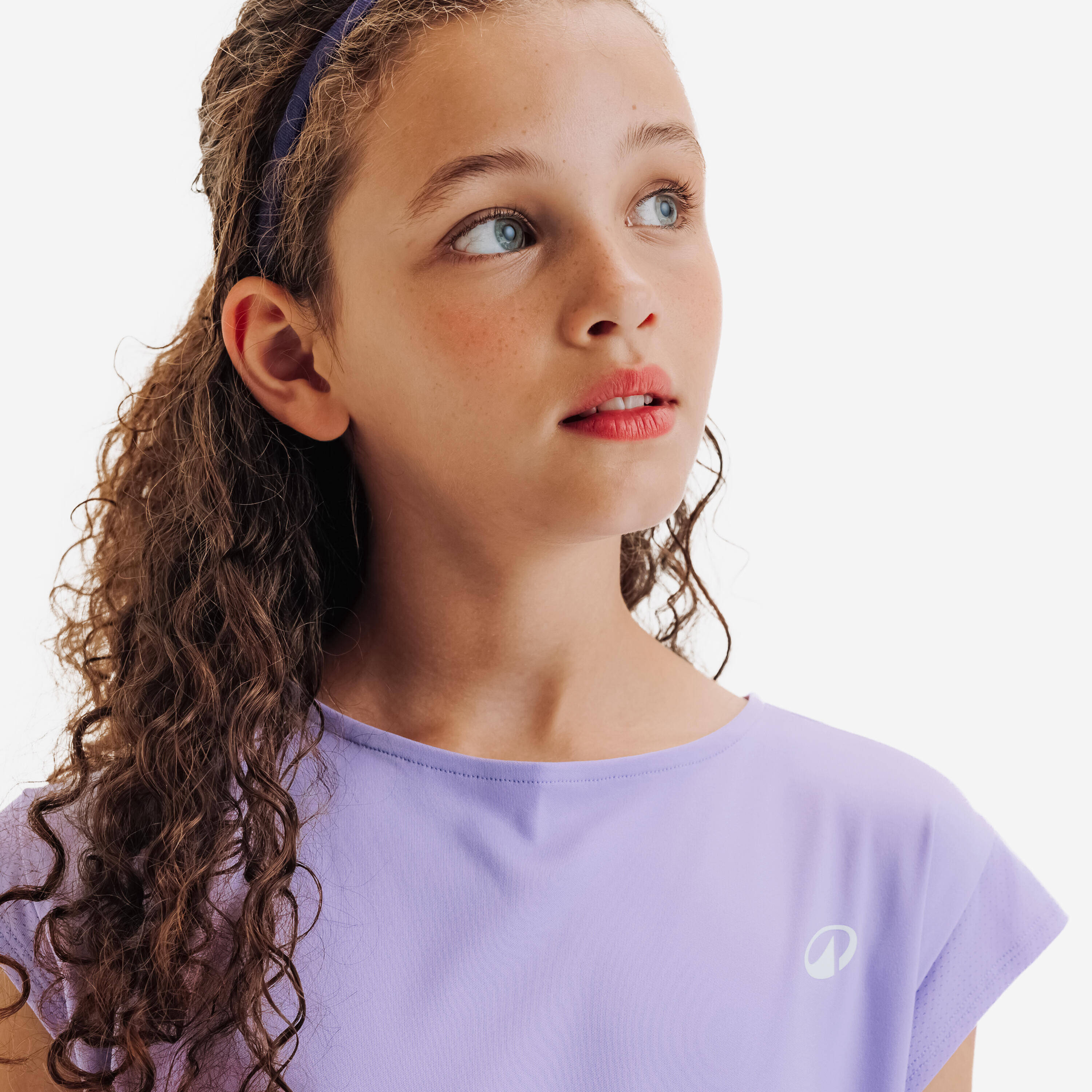 Girls' Tennis T-Shirt TTS Soft - Purple -  3