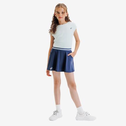 Jupe de tennis fille - dry - marine