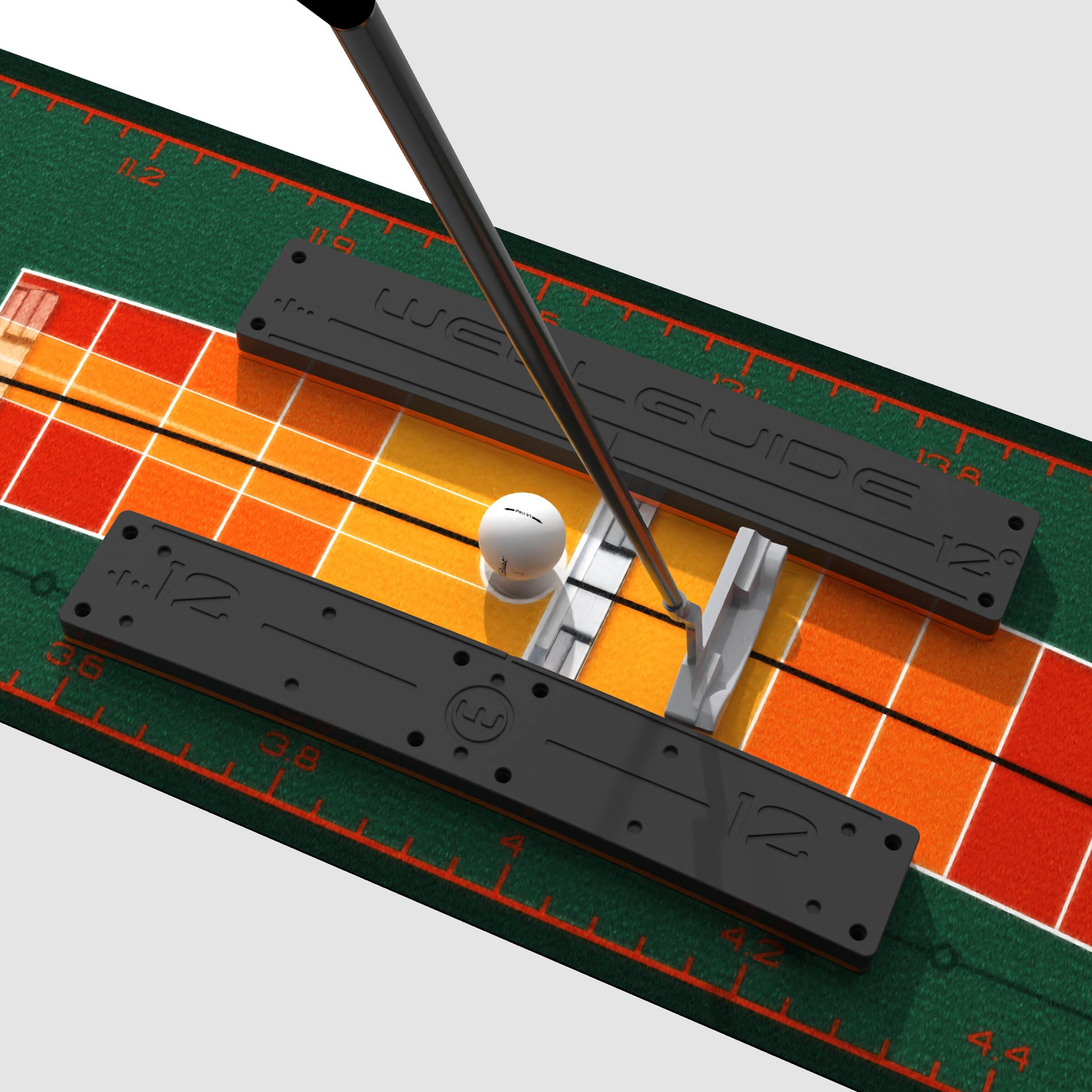 Tapis de putting Wellputt Stroke Master 2,5 mètres 4/8