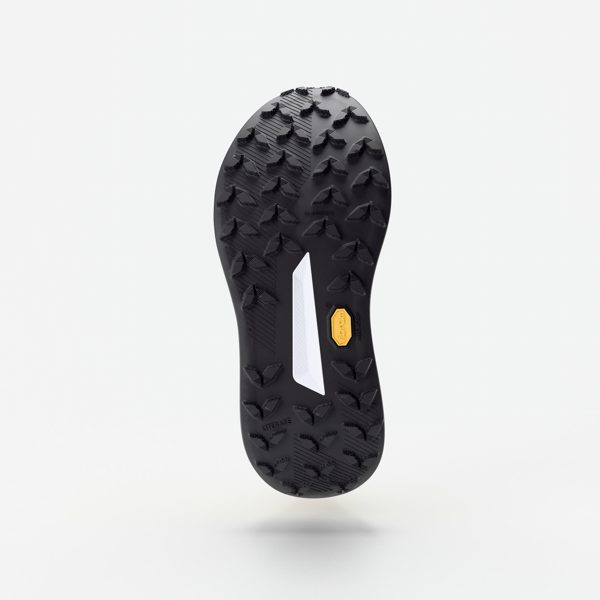 Kiprun Kipsummit Race - vue de dessus construction chaussette et bloque-lacets