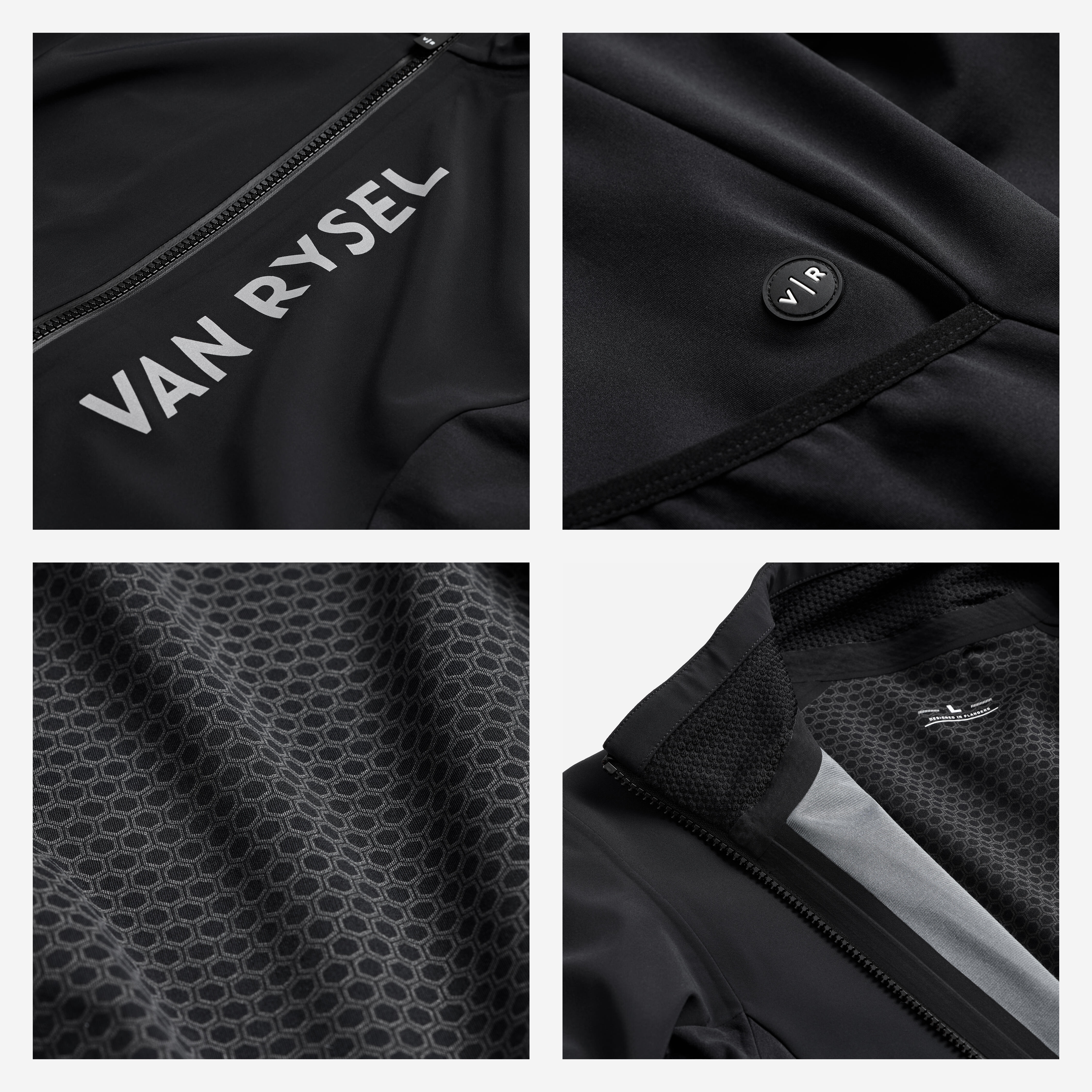 VAN RYSEL Celoročná cyklistická bunda RCR-R PRO Wind/Rain S · záber 10